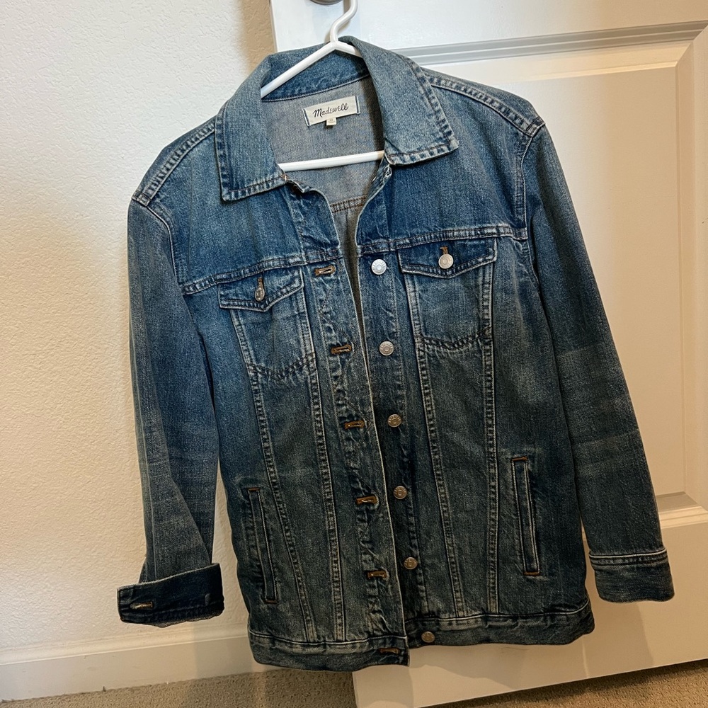 Madewell oversized trucker jacket